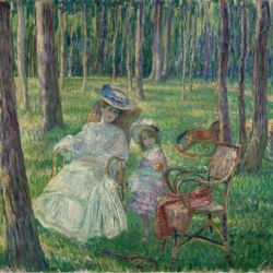 Mother and Daughter in the Park